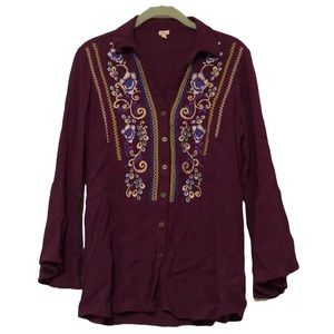 Reba Embroidered top